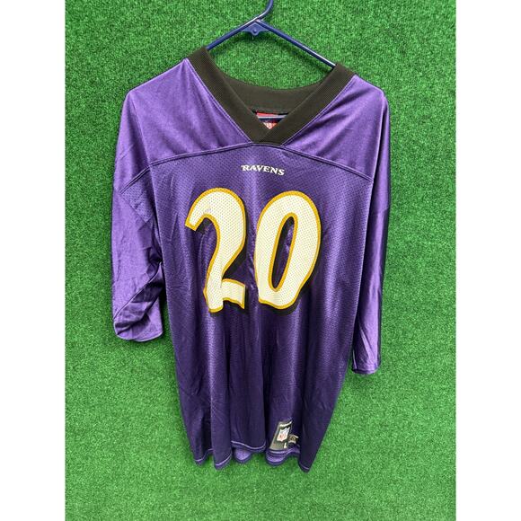 Baltimore Ravels Ed Reed Purple & Black NFL Jersey Sz Large - Picture 1 of 4